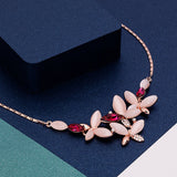 Fantacy Necklace with Bonus CZ Earrings