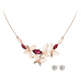 Fantacy Necklace with Bonus CZ Earrings