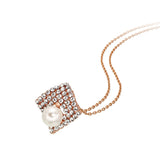 Ocean Chic Necklace with Bonus CZ Stud Earrings