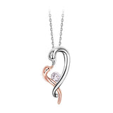 Bonds of Love Necklace Bonus CZ Stud Earrings