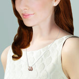 Roman Holiday Necklace with Bonus CZ Stud Earrings