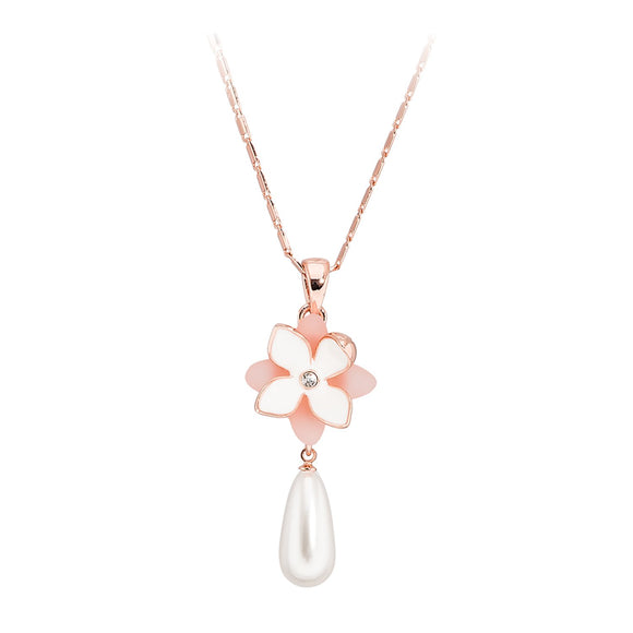 Springtime Romance Pearl Necklace / Pendant