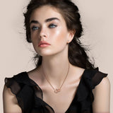 Luck and Wishes Necklace Bonus CZ Stud Earrings