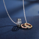 Roman Holiday Necklace with Bonus CZ Stud Earrings