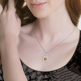 Topaz Crown Necklace / Pendant
