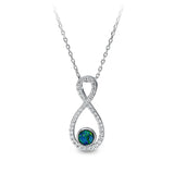 My Infinity Triplet Opal Necklace / Pendant