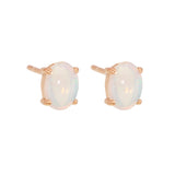 Elle Solid Opal Earrings