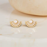 Lustre Arc Earrings