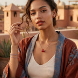 Crimson Glow Necklace