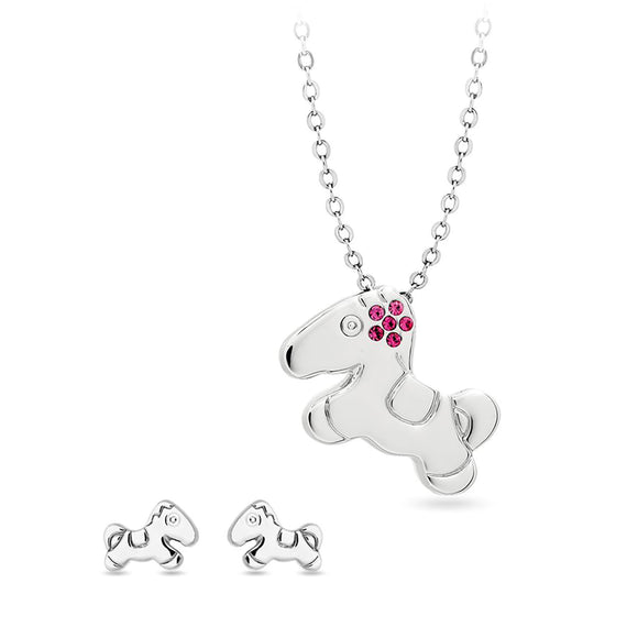 Cute Pony in Pink Necklace / Pendant