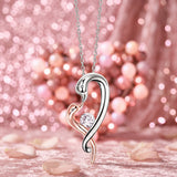 Bonds of Love Necklace Bonus CZ Stud Earrings