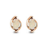 Charm Solid Opal Earrings