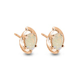Charm Solid Opal Earrings