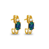Harmony Triplet Opal Earrings