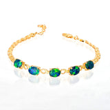 Elegance Triplet Opal Bracelet 7mm