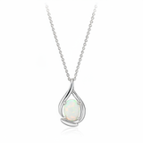Grace Solid Opal Necklace