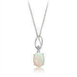 Embrace Solid Opal Necklace