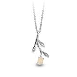 Golden Wattle Solid Opal Necklace