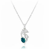 Dolphin Triplet Opal Necklace
