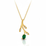 Golden Wattle Triplet Opal Necklace