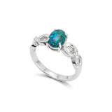 My Infinity Triplet Opal Ring