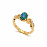 My Infinity Triplet Opal Ring