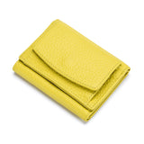 Chartreuse Leather Card Holder & Change Purse
