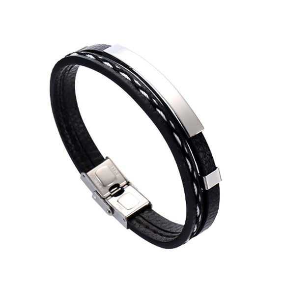 Duglas Leather Bracelet - Unisex