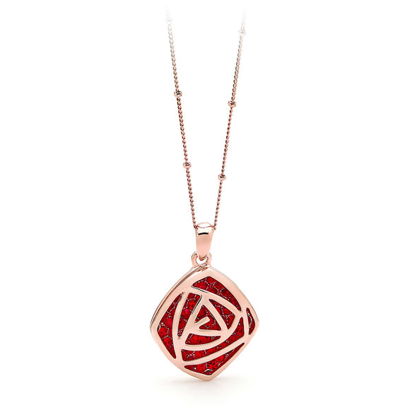 Valentine's Rose Necklace / Pendant