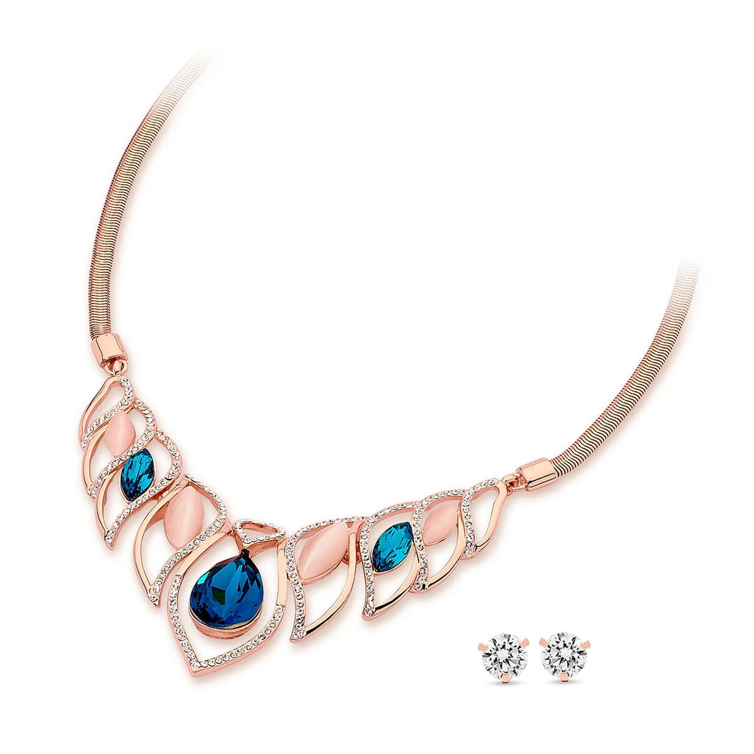 Liliana Necklace with Bonus CZ Earrings