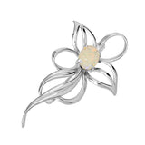Orchid Solid Opal Brooch