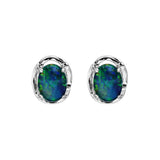 Purity Triplet Opal Earrings