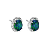 Purity Triplet Opal Earrings