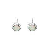 Rome Solid Opal Mini Earrings