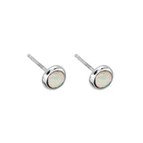 Rome Solid Opal Mini Earrings