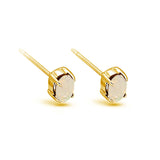 Isabelle Solid Opal Earrings