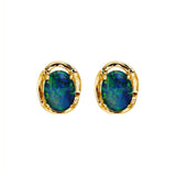 Purity Triplet Opal Earrings
