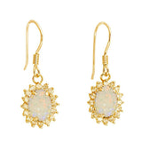 Anna Solid Opal Earrings