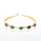 Bow Triplet Opal Bracelet 7mm