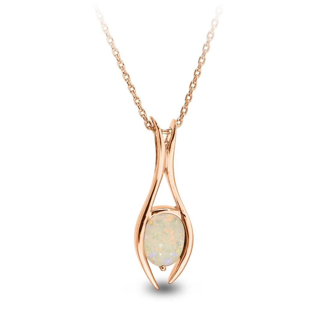 Oasis Solid Opal Necklace / Pendant