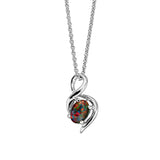 Swirl Triplet Opal Necklace