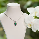Swirl Triplet Opal Necklace