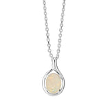Glory Solid Opal Necklace
