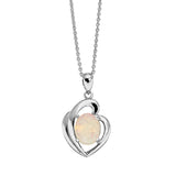 Love In My Heart Solid Opal Necklace