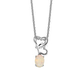 Love Links Solid Opal Necklace