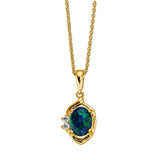 Precious Triplet Opal Necklace