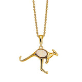 Kangaroo Solid Opal Necklace