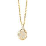 Glory Solid Opal Necklace