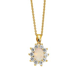 Princess Solid Opal Necklace