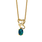 Love Links Triplet Opal Necklace